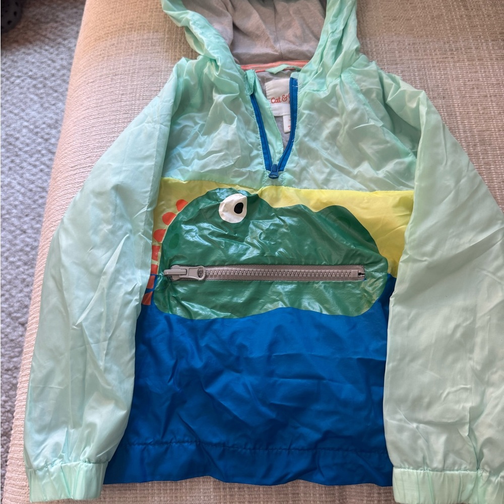 Cat & Jack Kids Dinosaur Raincoat - Green, Blue, Yellow